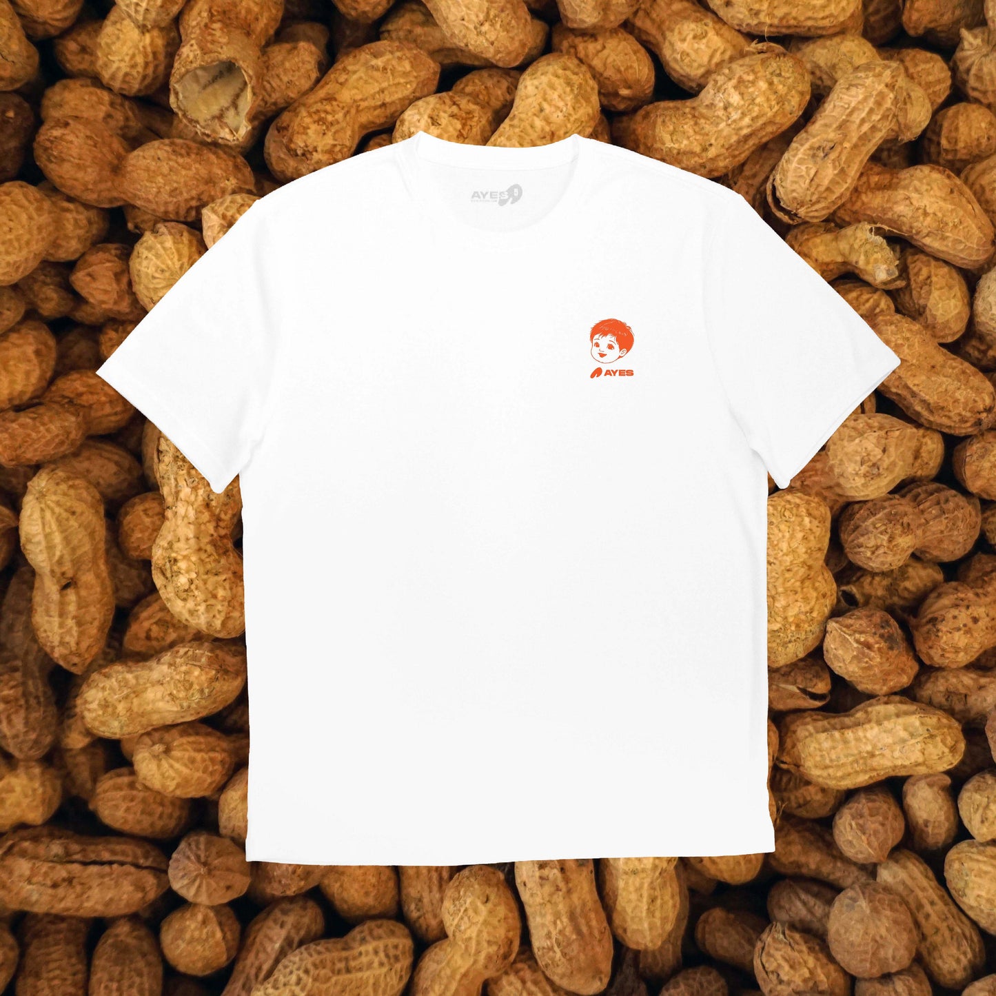 AYES 花生友Tee (White)