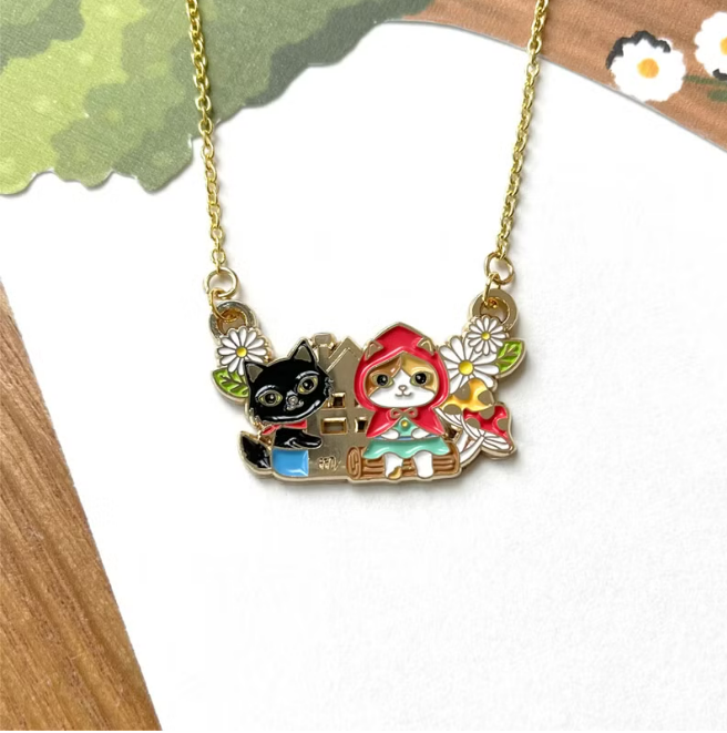 Meow 小紅帽與大灰狼頸鏈