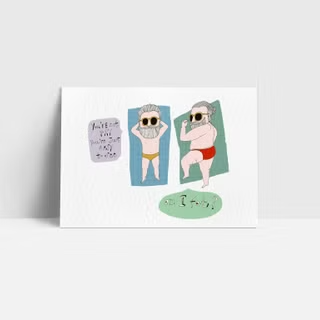 Postcard 明信片 | Am I Fat 我很胖嗎