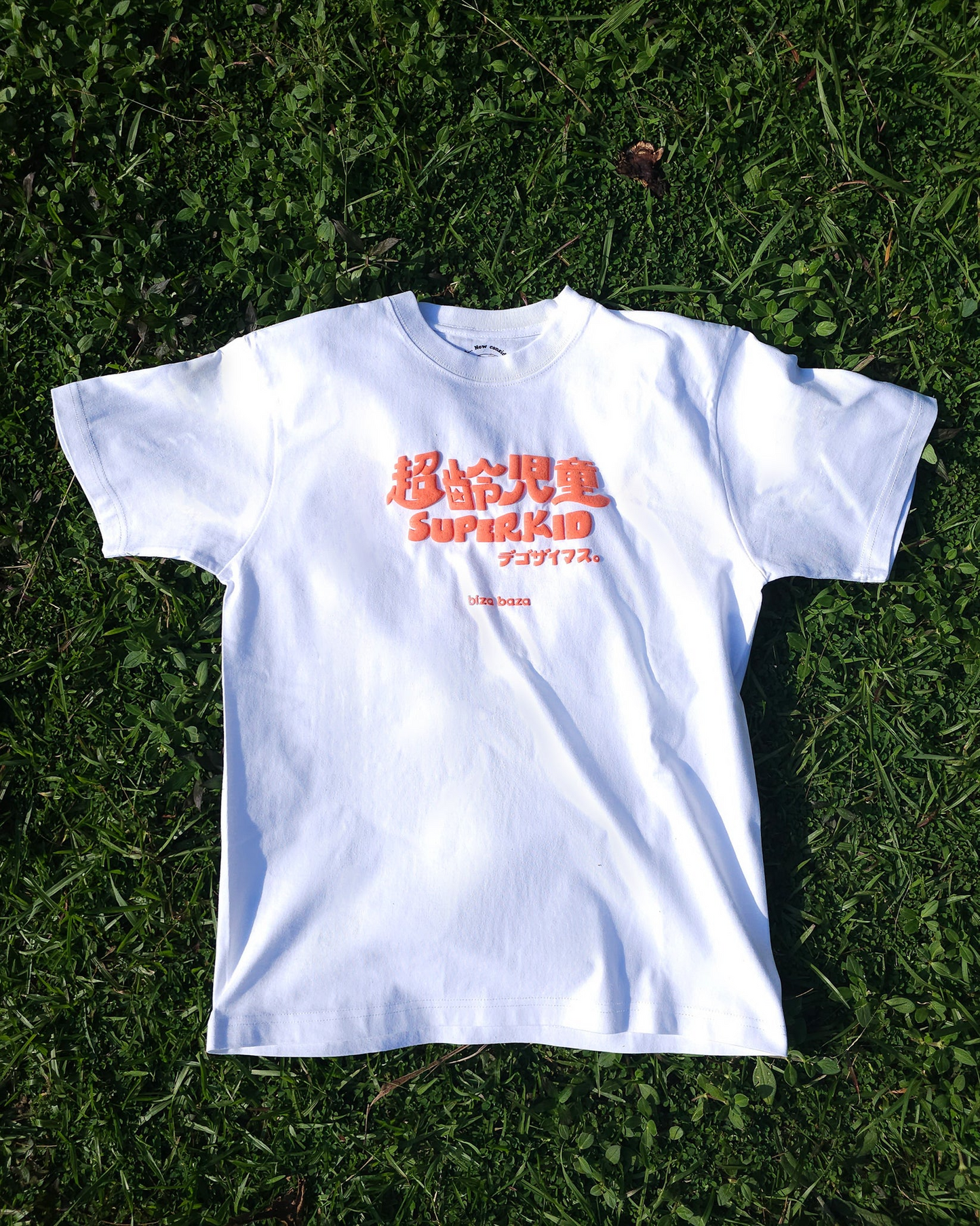 【Regular Size】超齡兒童 SuperKid 3D立體印花 T恤 - White