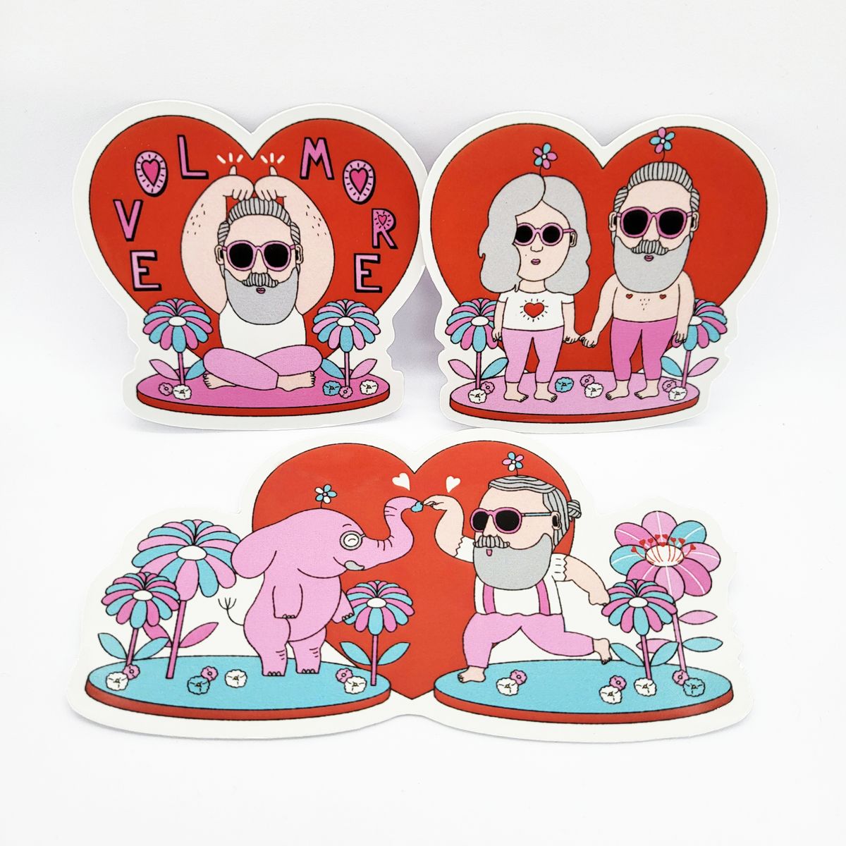 PVC Sticker Pack 貼紙包 | LOVE MORE 多點愛