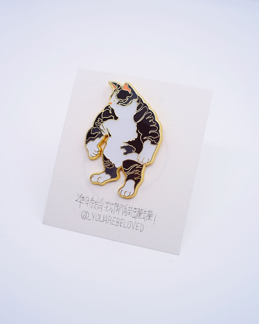 大隻佬 喵喵襟章