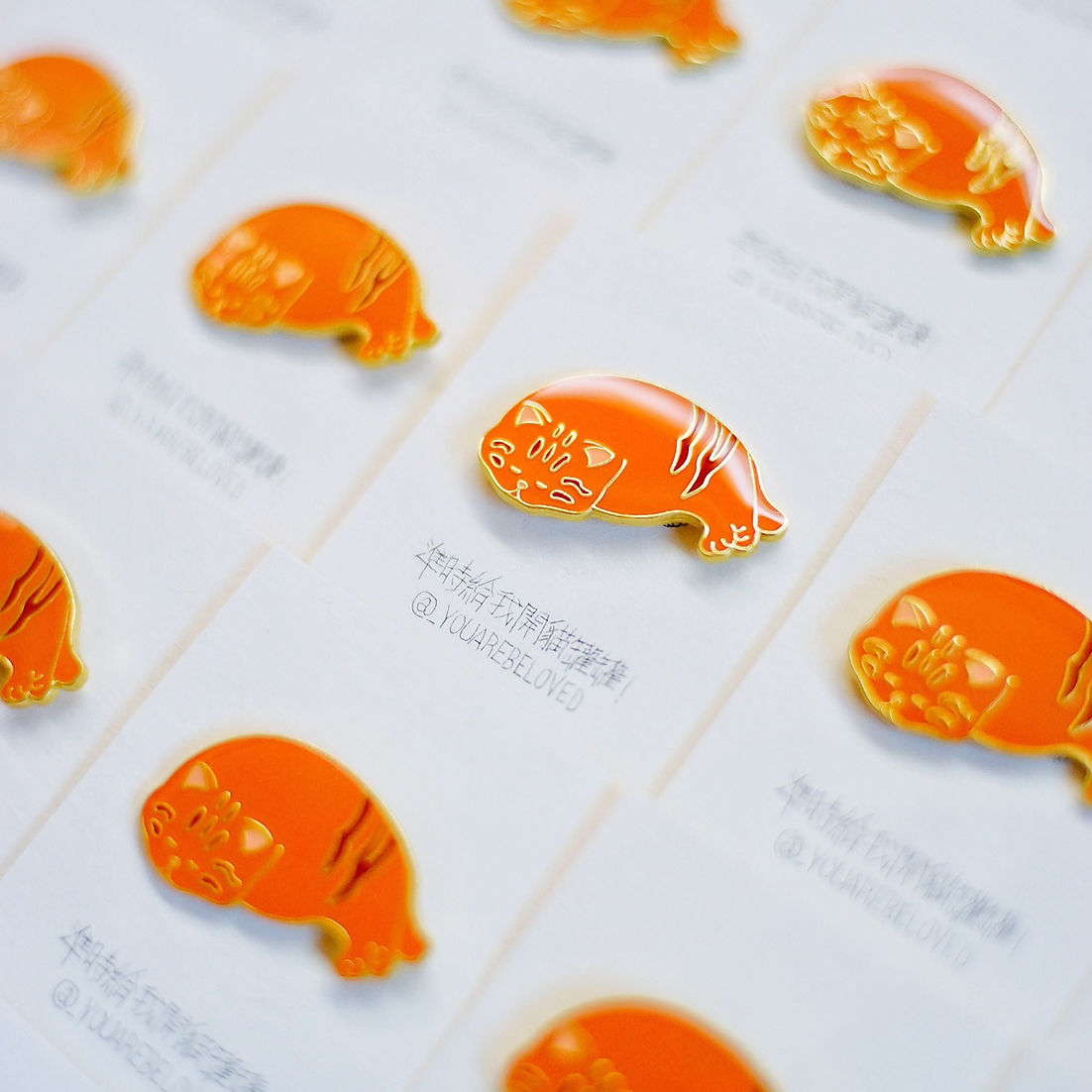 蝦肉貓 喵喵襟章