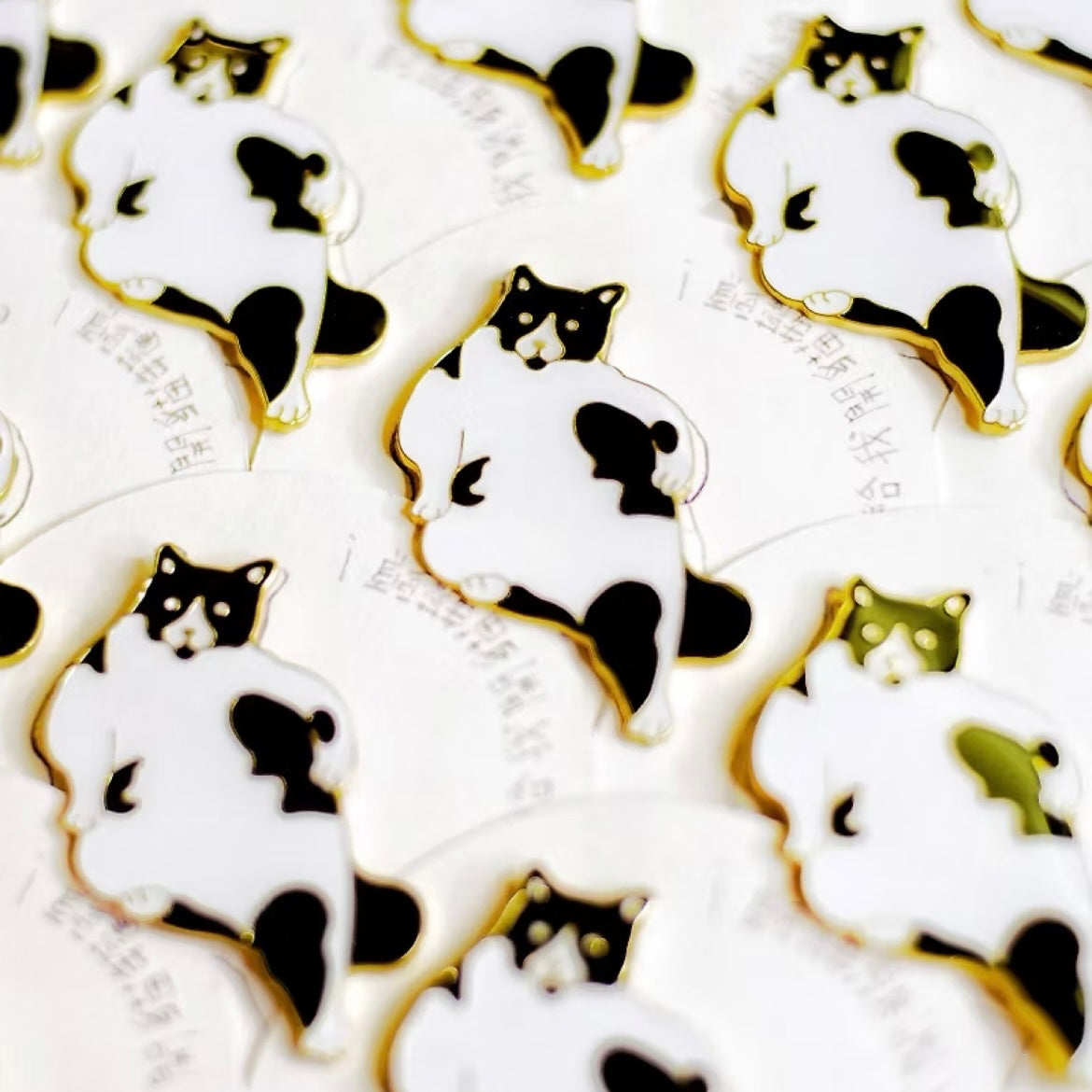 腩肉貓 喵喵襟章