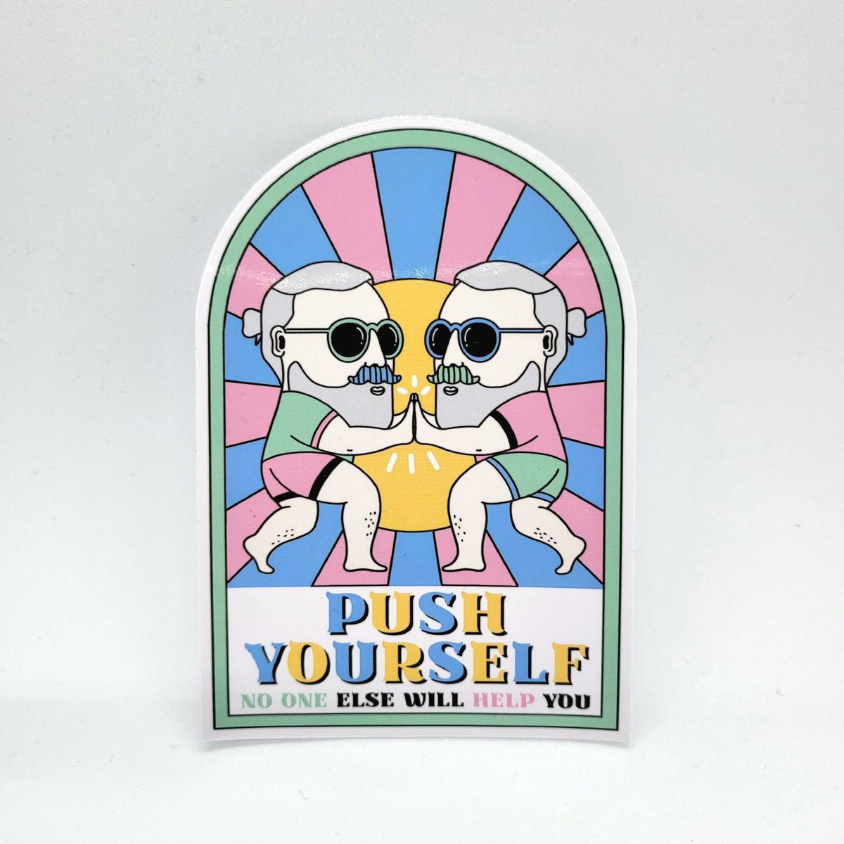 PVC Sticker 貼紙 | Push Yourself 突破自己