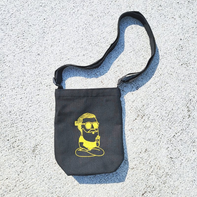 Tote Bag (Black) 細袋黑色 | Calm Embroidery 冷靜刺繡