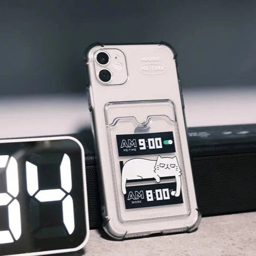 厭世貓 ME TIME 插卡款手機殼