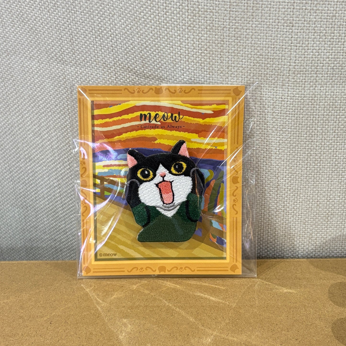 Meow 吶喊貓胸針