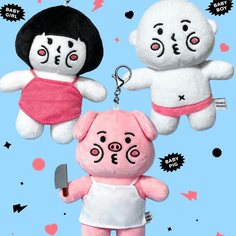 CHEEKY BABIES 厚面寶寶 毛絨娃娃掛飾