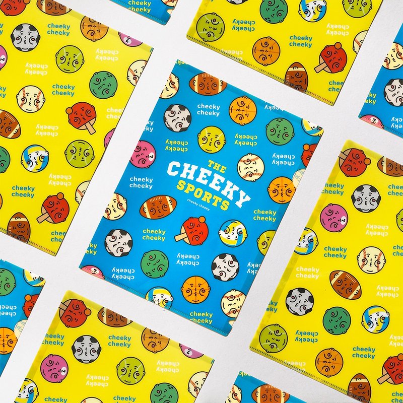 厚面子 THE CHEEKY SPORTS 運動系列 A4膠 Folder