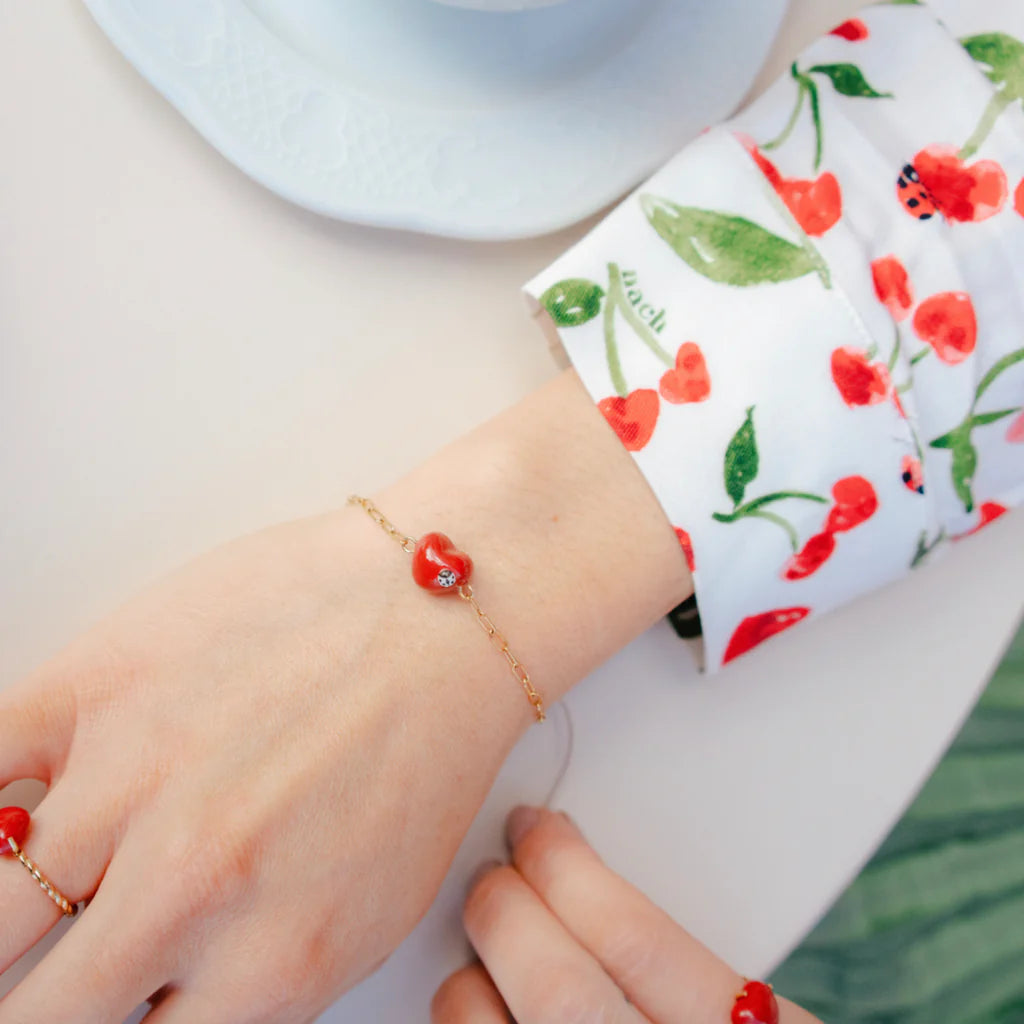 D322 Heart Bracelet - Cherie Cherry