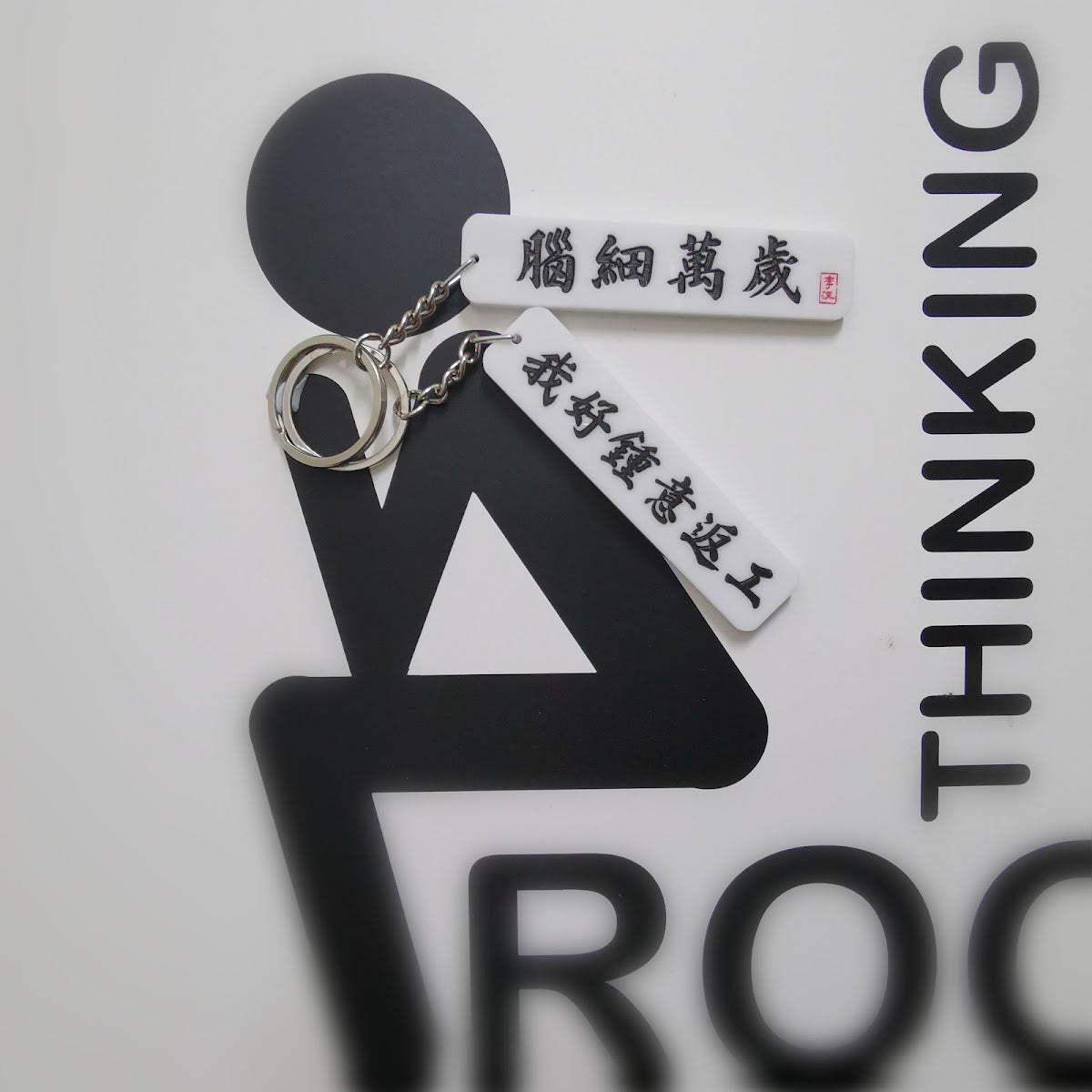 我好鍾意返工/腦細萬歲|雙面匙扣