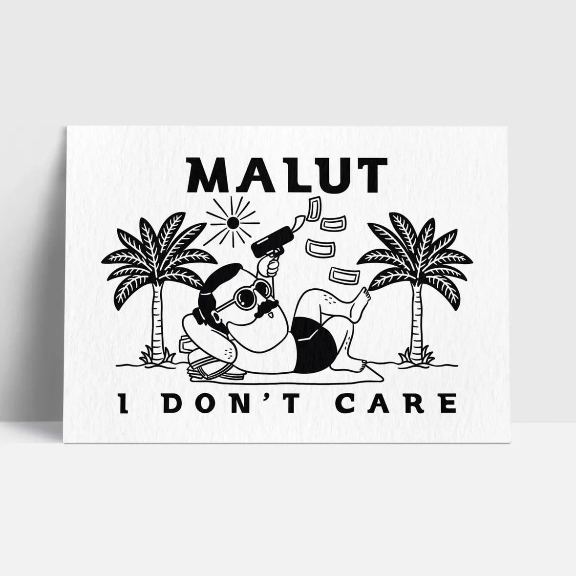 Postcard 明信片 | I Don't Care 我不在意