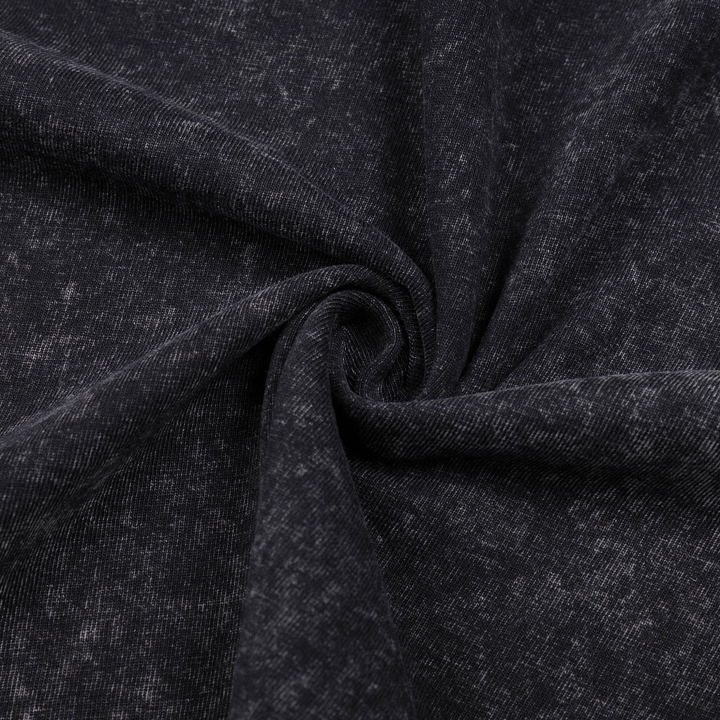 【Regular Size】Rubber Duck Fantasia: The Great Wave off Kanagawa Washed T shirt - Black