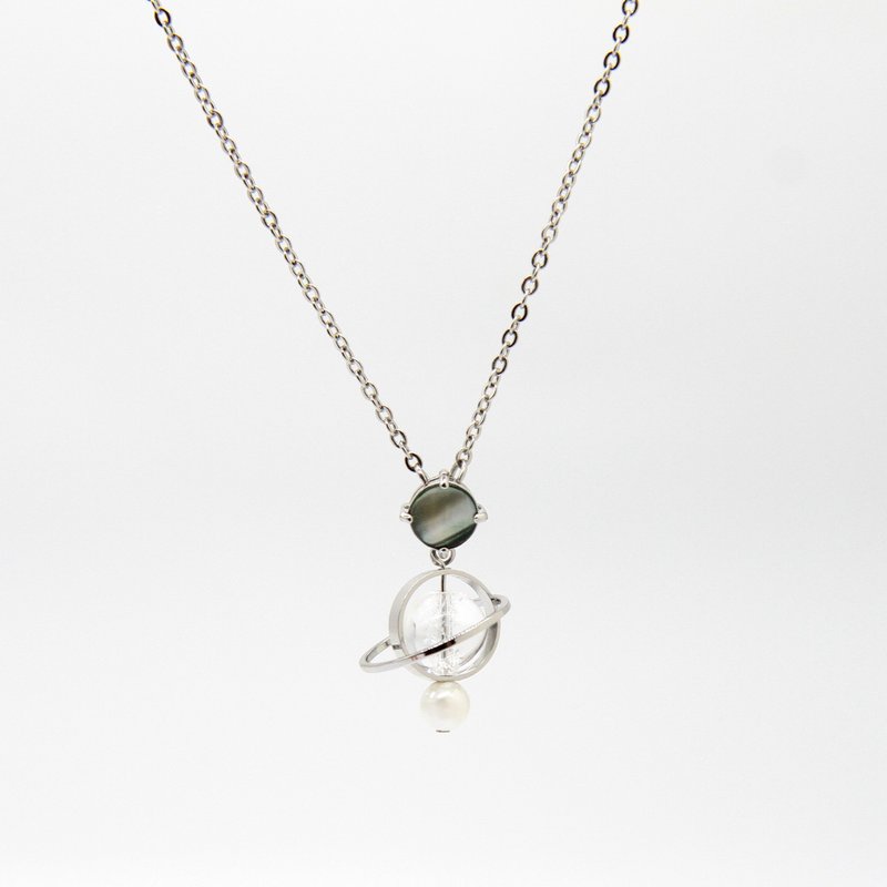 B131-G 金色 / B131-S 銀色|Stellar星球水晶珍珠項鍊