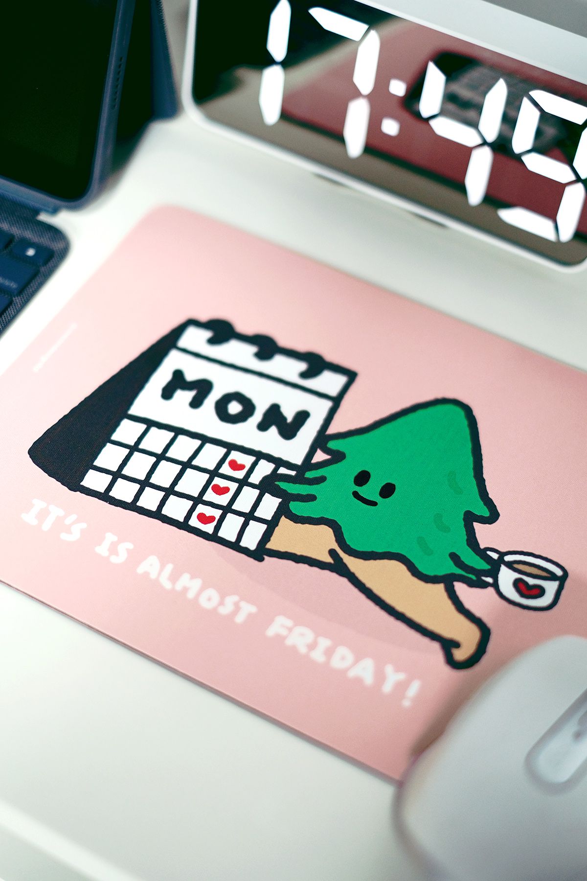 滑鼠墊 | 粉紅款