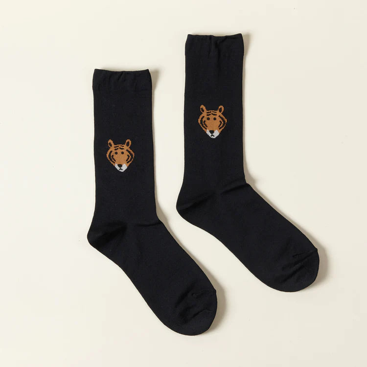 Meet Tiger Socks - Black