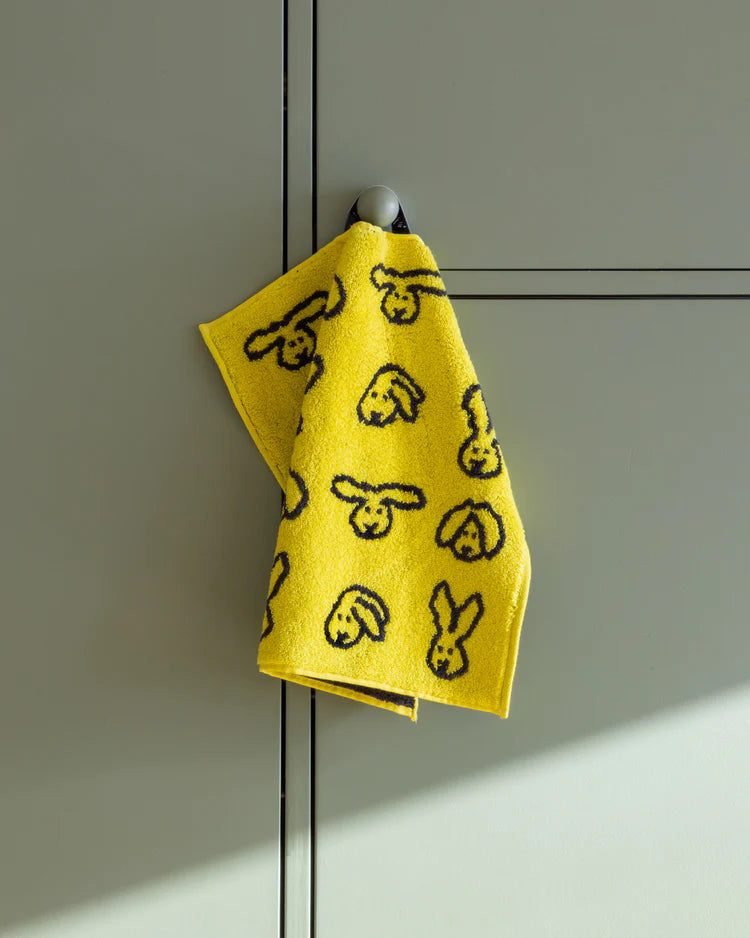 Bunny Hand Towel - Yellow
