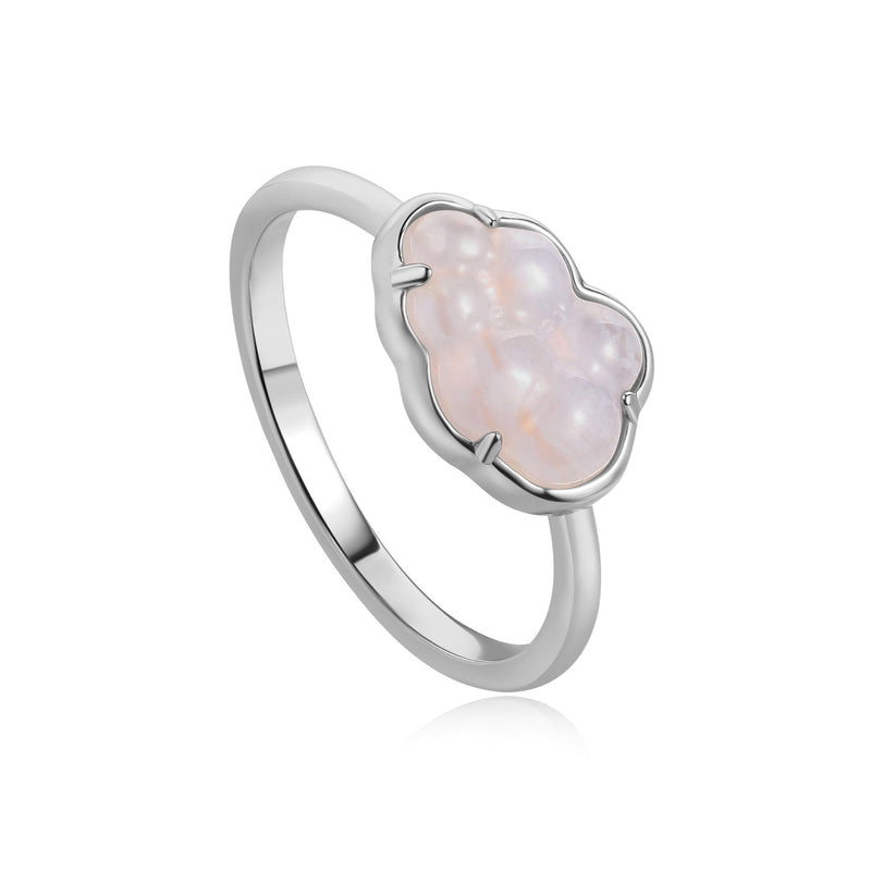 Cloud Ring Silver - Blue Agate