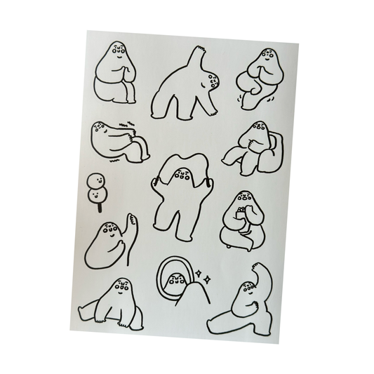 Sticker Sheet (toballkidrawing)