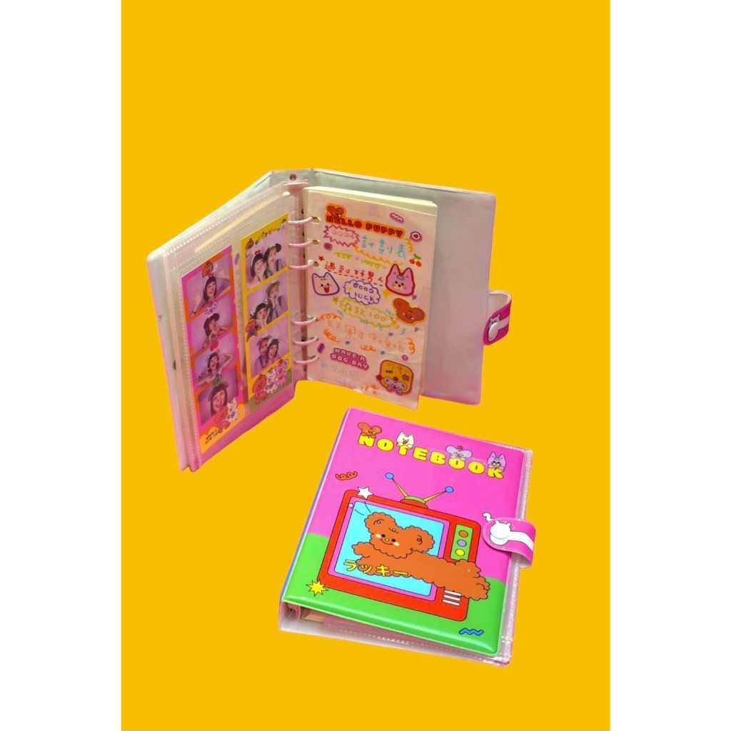 冰狗六孔相簿+筆記本