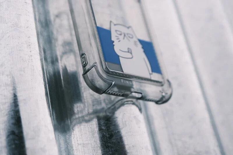 Stay Negative 厭世貓 插卡款 iPhone Case