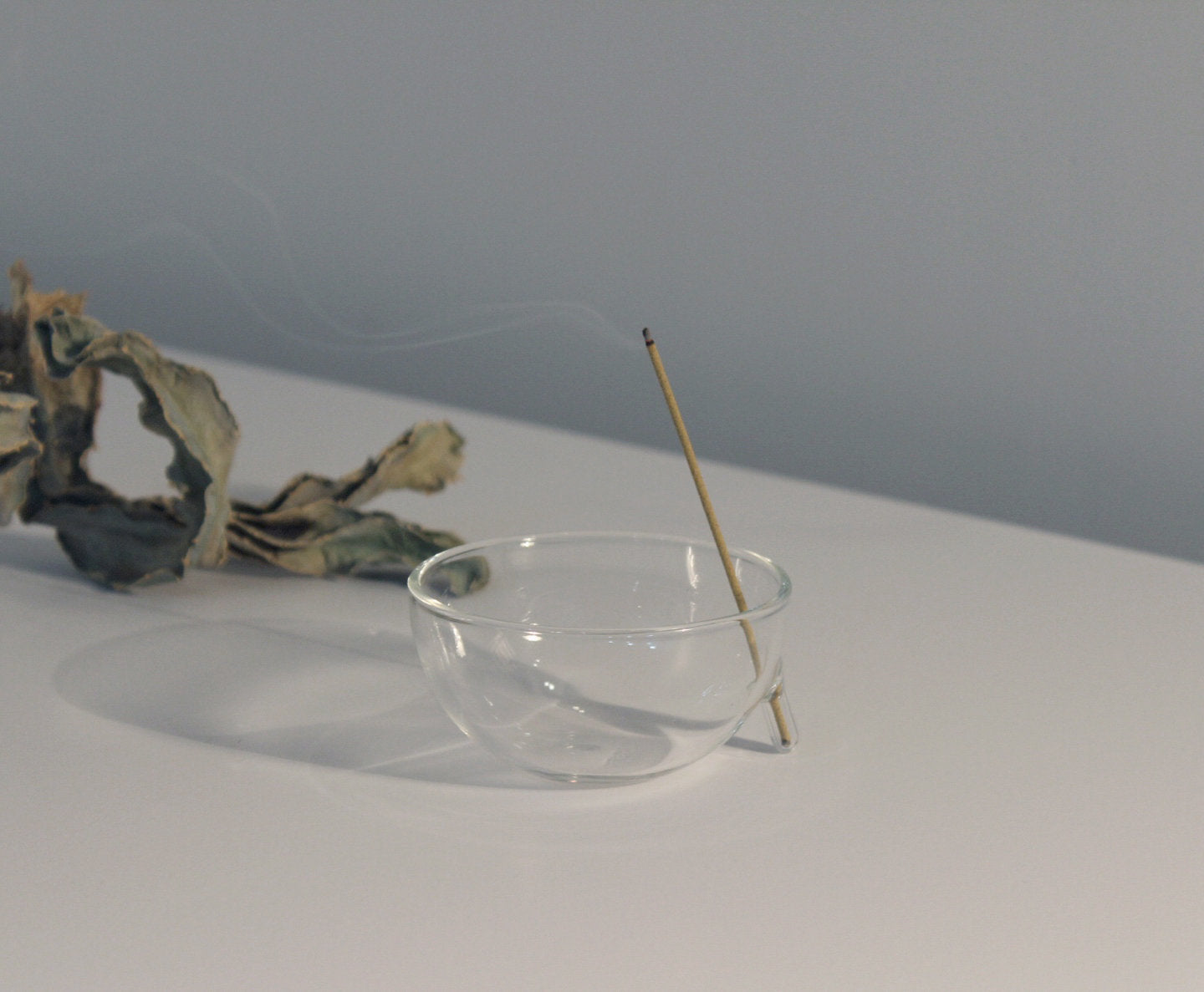 Glass Incense Burner S【clear b】