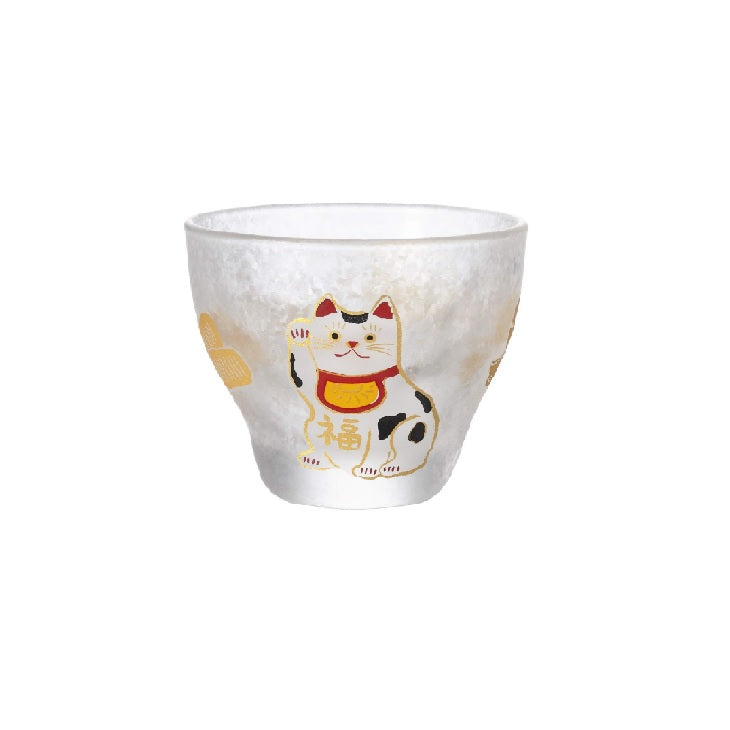 めでたmono 玻璃小酒杯 招財貓