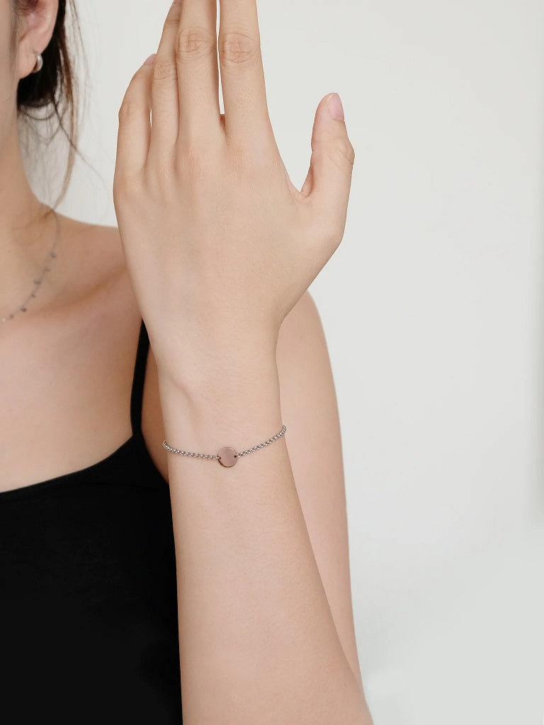 Disc Bracelet | Bronze