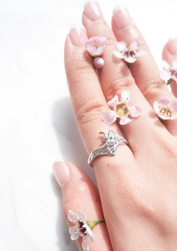 Night Mountain Ring (Silver)