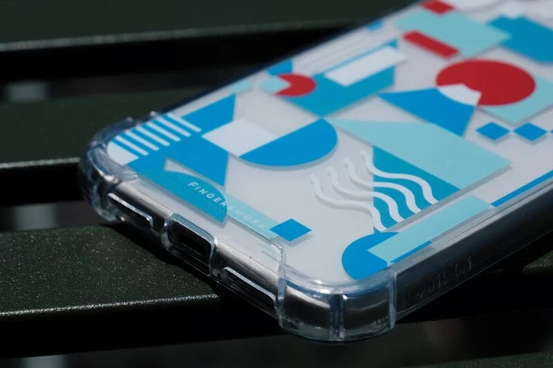 幾何美學 X 城市中的富士山 Mt. Fuji In City Iphone Case