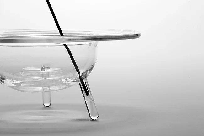 Glass Incense Burner L【clear b】