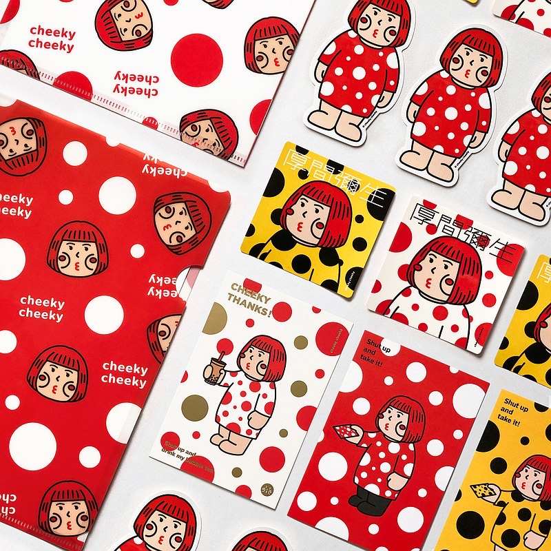 厚間彌生系列 惡搞 PVC防水貼紙