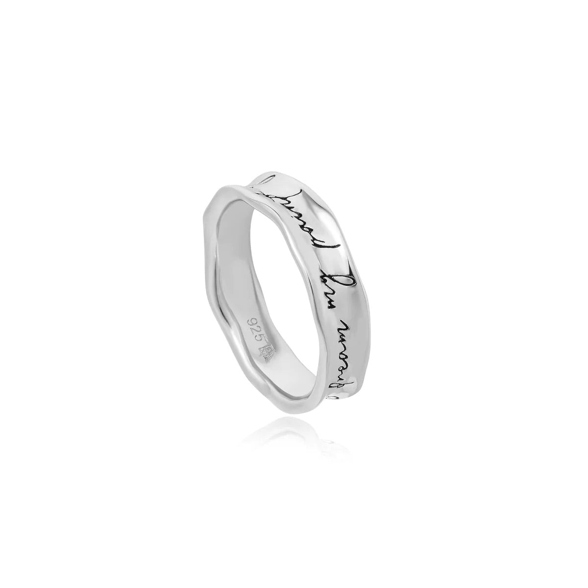 I Dream My Paint, I Paint My Dream Statement Ring (Silver)