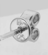 Cloud Ear Studs-Agate (Silver)