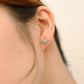 Sunlight Ear Studs-Agate (Silver)
