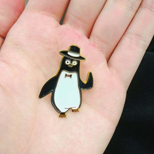 紳士企鵝 Gentleman Penguin Brooch