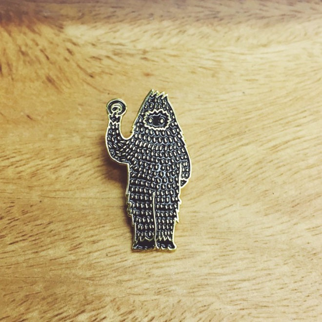 雪怪 Weirdo Black Snowman Brooch