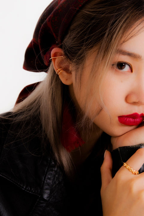 Knife On Edge Single Ear Cuff