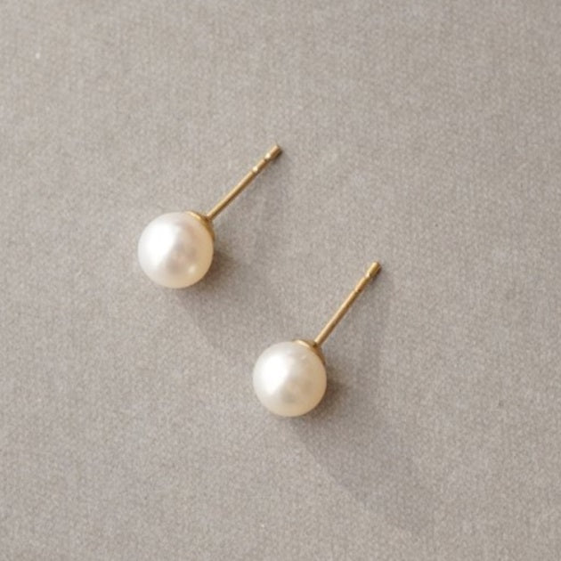 14kgf freshwater Pearl 1 Earrings