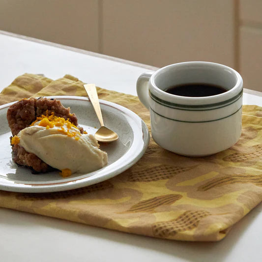 Corn Field Kitchen Cloth - Biscuit & Egg