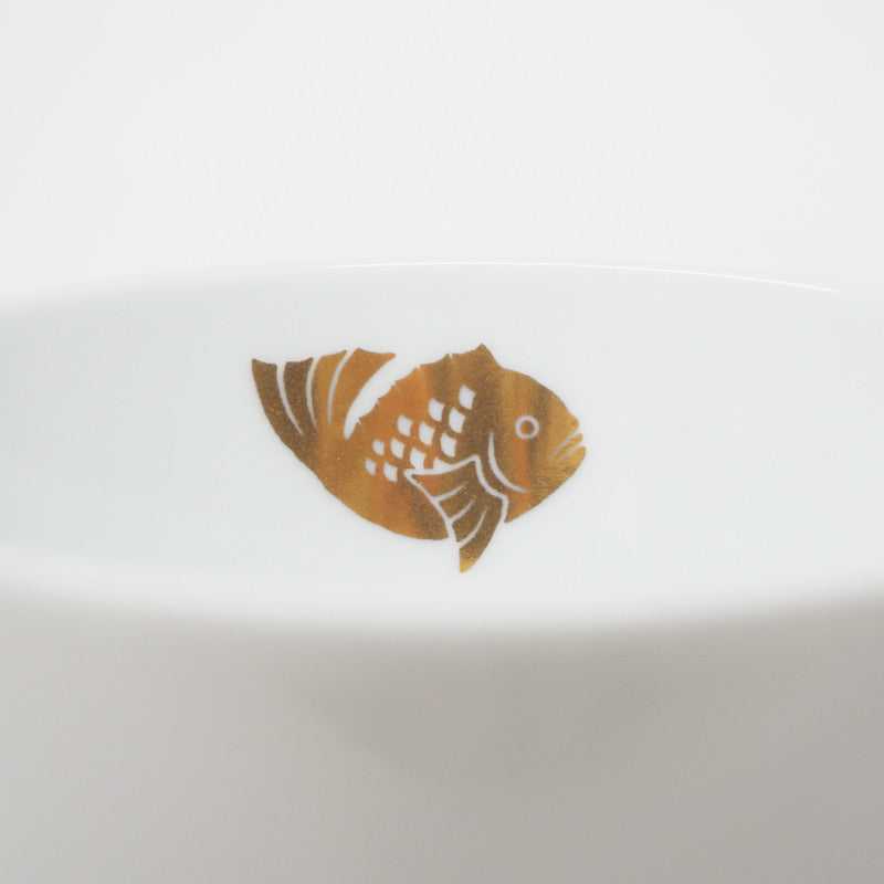 蕎麥豬口杯 鯛魚 白 IWA Sea Bream (White) | MARUHIRO INC.