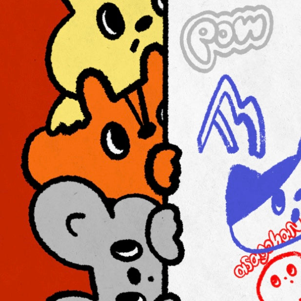 DAFFY 21*21CM/ A4 ART PRINT