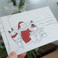 Embossed Christmas Card Set with Envelope| Type B