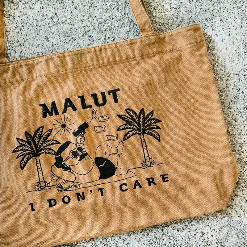 Tote Bag 側背包 | I Don't Care Embroidery 我不在乎刺繡