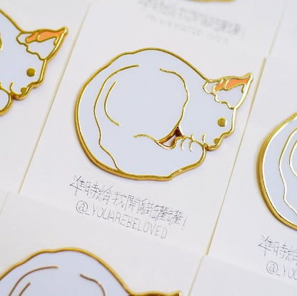 谷肌貓 喵喵襟章