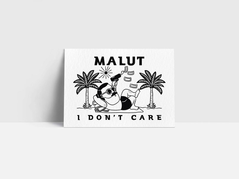 Tote Bag 側背包 | I Don't Care Embroidery 我不在乎刺繡