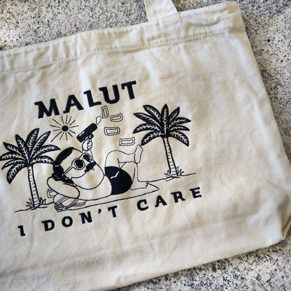 Tote Bag 側背包 | I Don't Care Embroidery 我不在乎刺繡