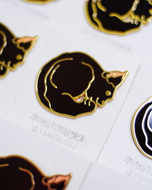 黑谷肌貓 喵喵襟章