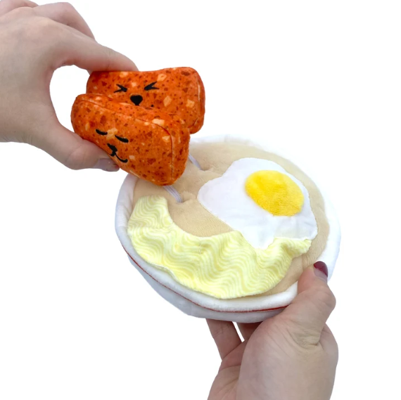 Woof² Meow² | 餐蛋麵藏食寵物玩具